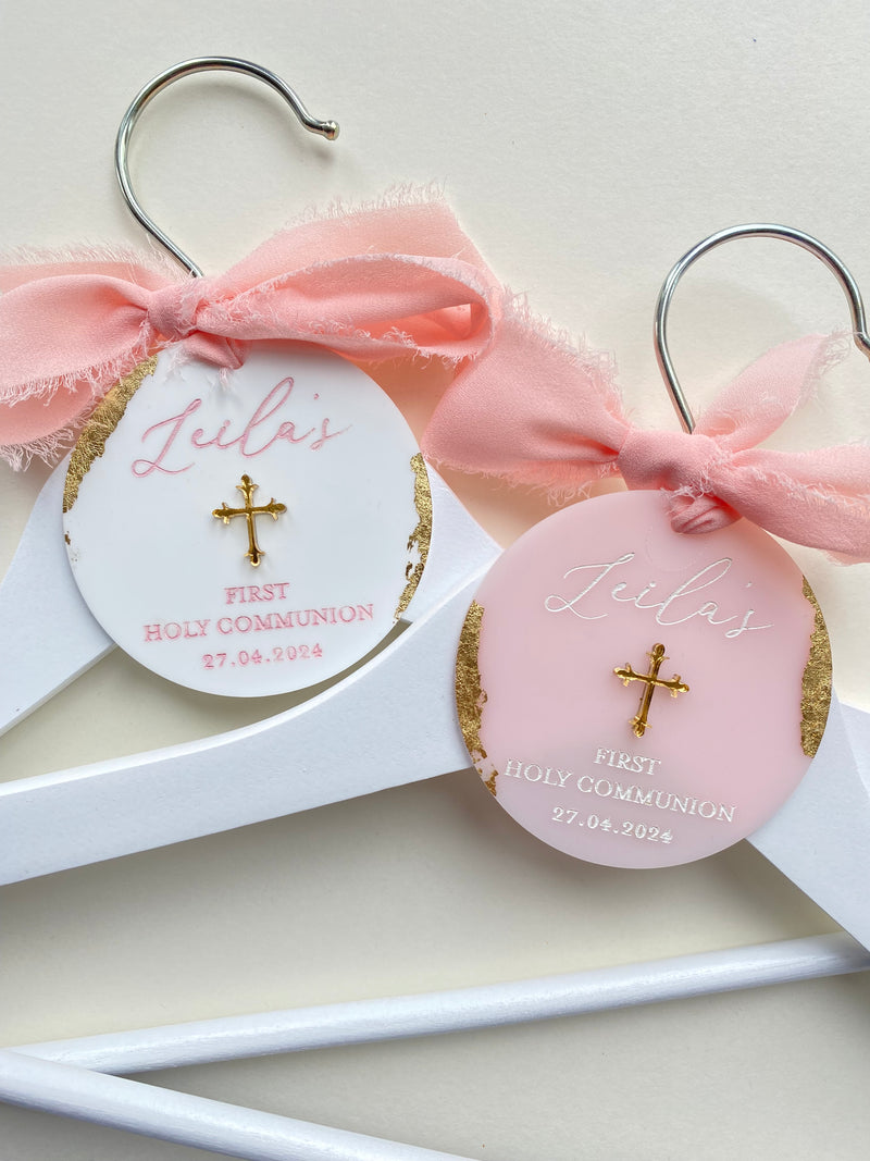 First Holy Communion engraved hanger disc/Tag