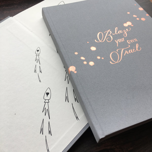 A5 Blaze your own trail Notebook