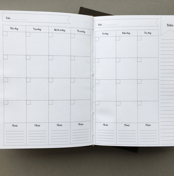 A5 Blaze your own trail weekly planner